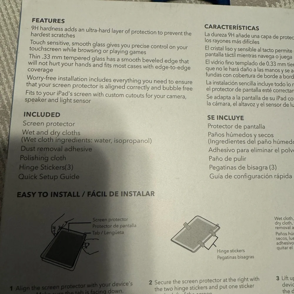 Insignia iPad Hard‎ Screen Protector. New in box. 10th Generation.9H Hardness.